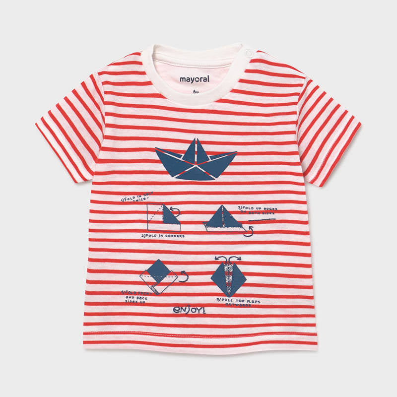 1005 - Baby Striped Tee - Paper Boat