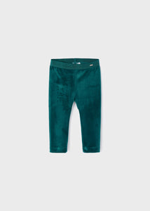 727 - Baby Velour Leggings - Teal